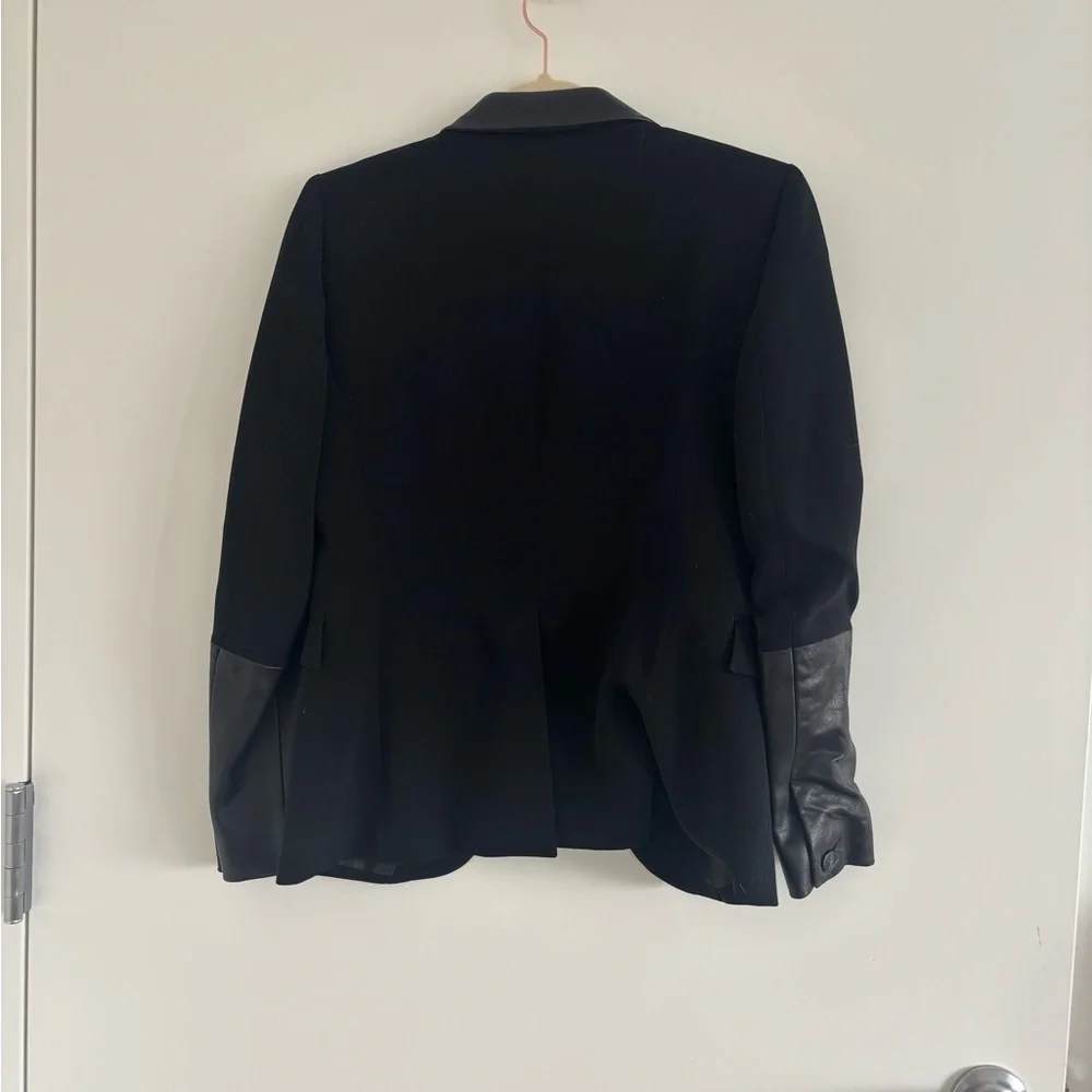 Rag and Bone Blazer with Leather Trim